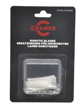 Cramer Robotomaaier messen & schroeven. 9 stuks